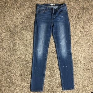 Levi’s 711 Skinny Bleached Sz 27